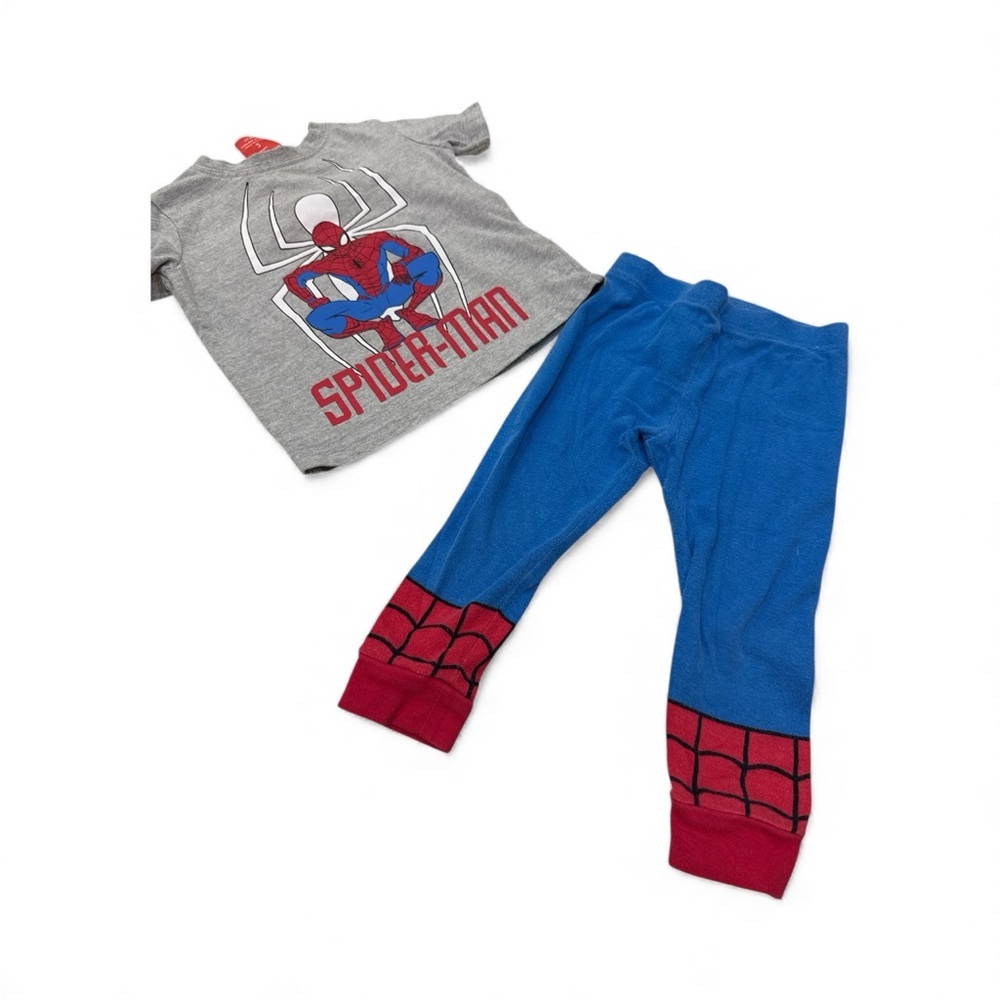 Marvel Spider-Man Kids Costume T-Shirt - Gray, Red, Blue